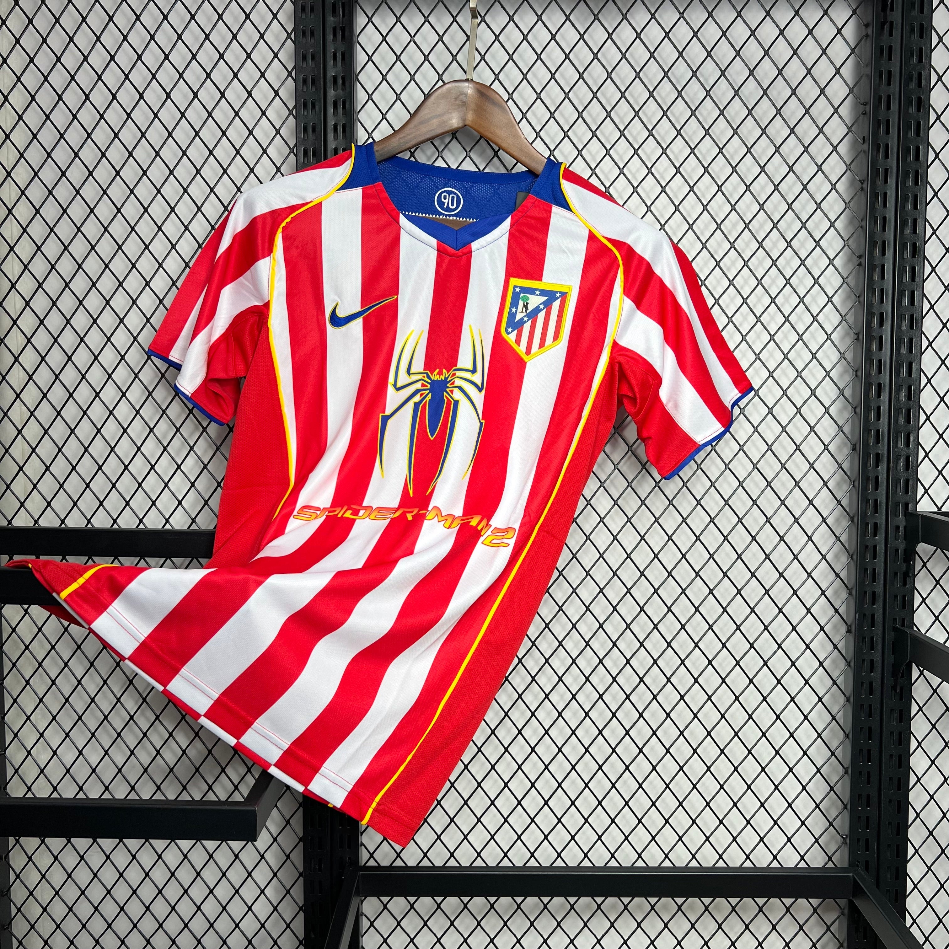 ENTREGA INMEDIATA ATLETICO MADRID LOCAL RETRO  2004/05 VERSION FAN