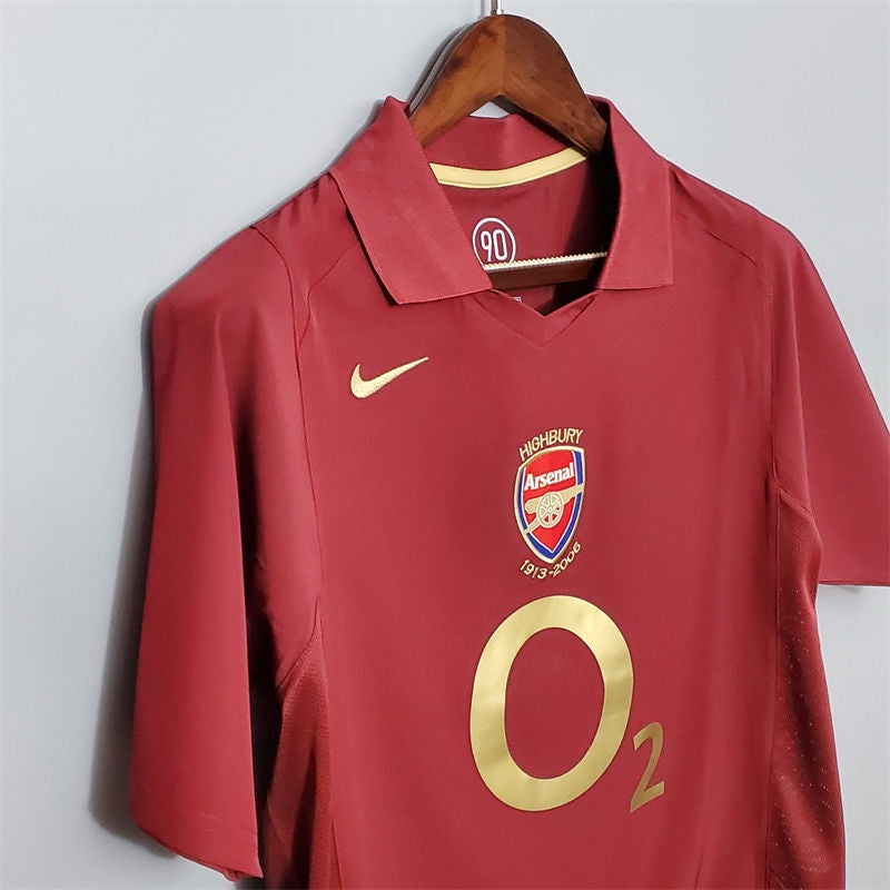 ENTREGA INMEDIATA ARSENAL RETRO 2005/06 VERSIÓN FAN