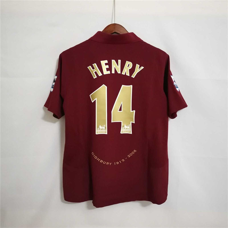 ENTREGA INMEDIATA ARSENAL RETRO 2005/06 VERSIÓN FAN