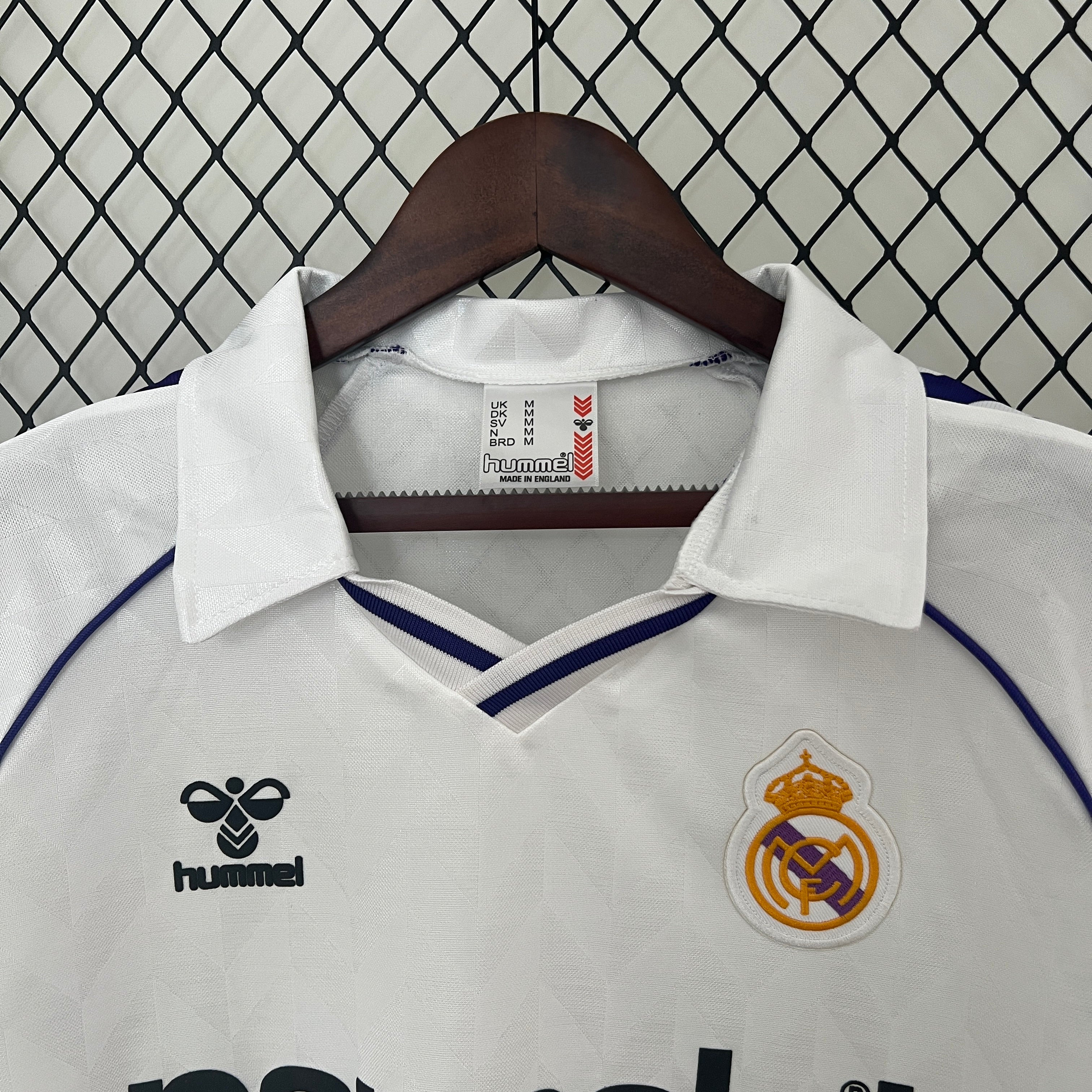 ENTREGA INMEDIATA REAL MADRID LOCAL RETRO 1988 VERSIÓN FAN