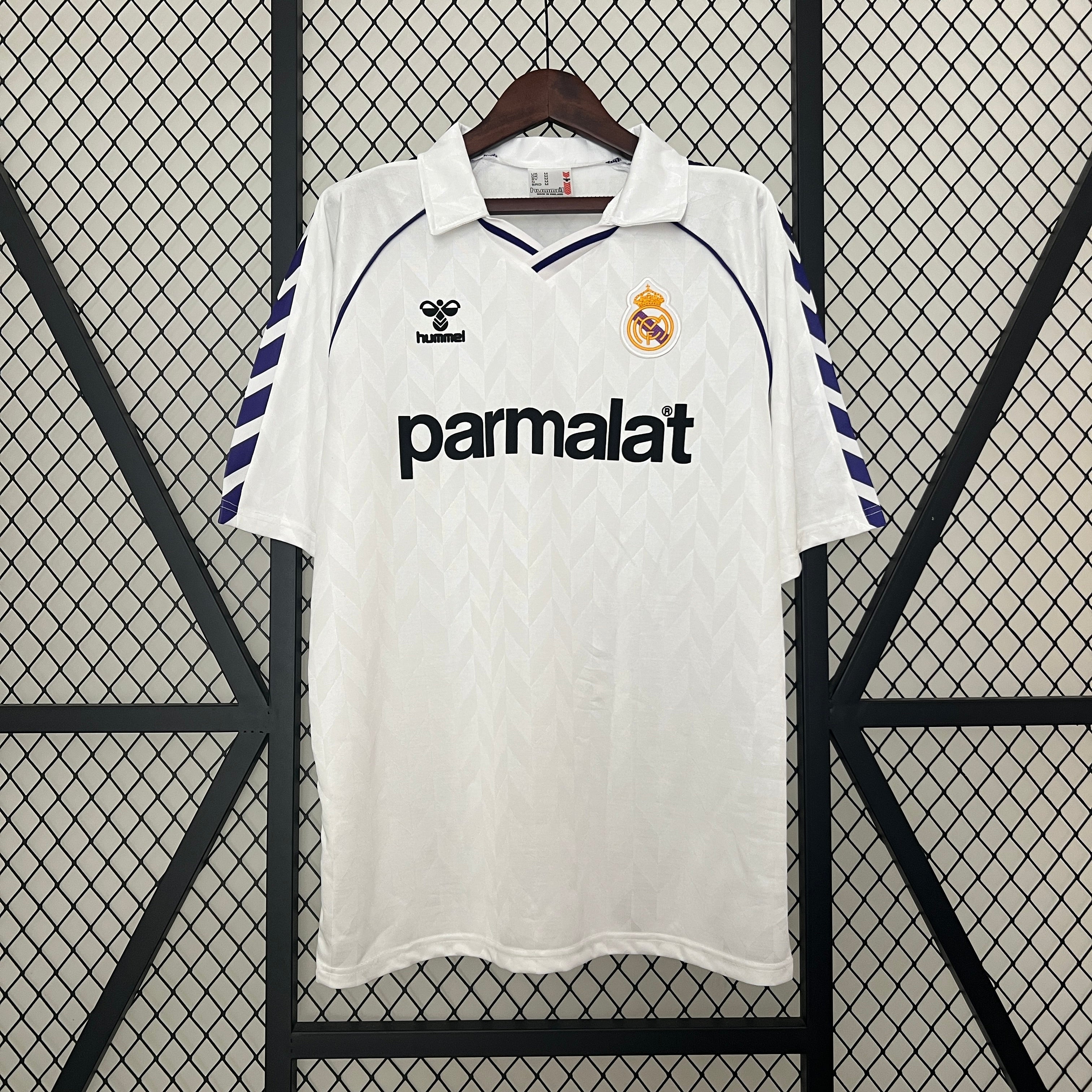 ENTREGA INMEDIATA REAL MADRID LOCAL RETRO 1988 VERSIÓN FAN