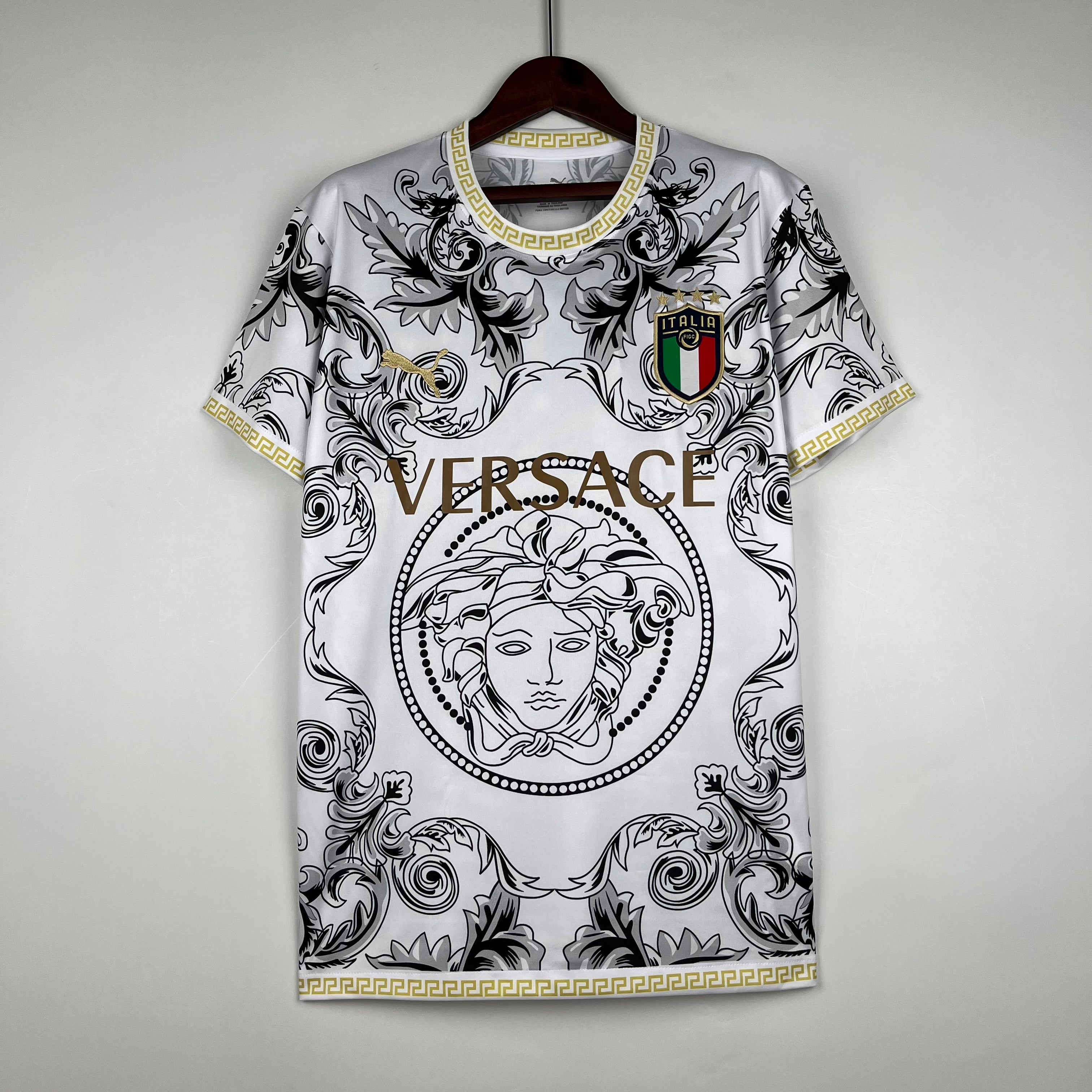 BAJO ENCARGO ITALIA VERSACE WHITE EDITION 2023/24 VERSION FAN