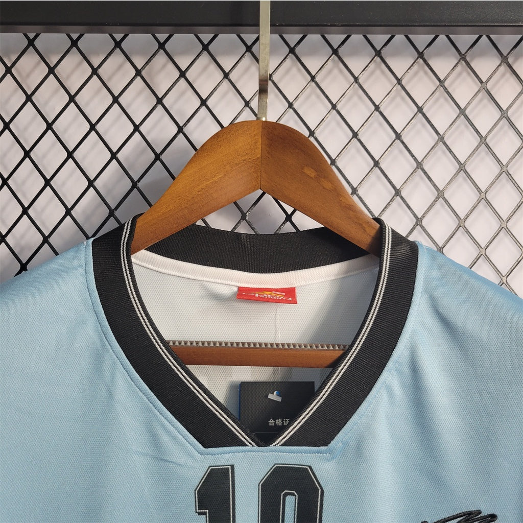 BAJO ENCARGO ARGENTINA RETRO CONMEMORATIVA MARADONA 2001 VERSION FAN