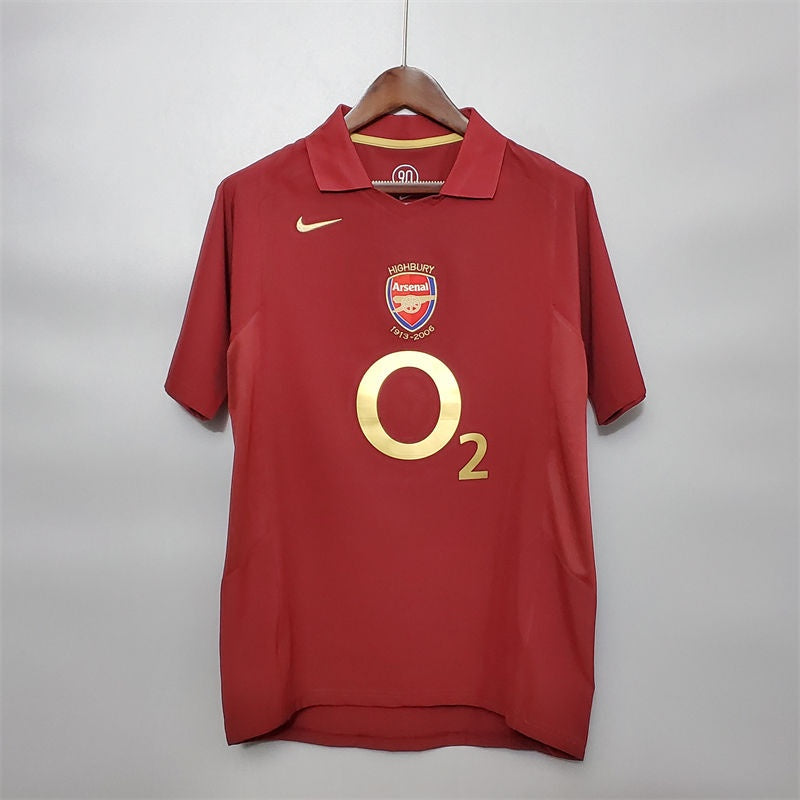 ENTREGA INMEDIATA ARSENAL RETRO 2005/06 VERSIÓN FAN