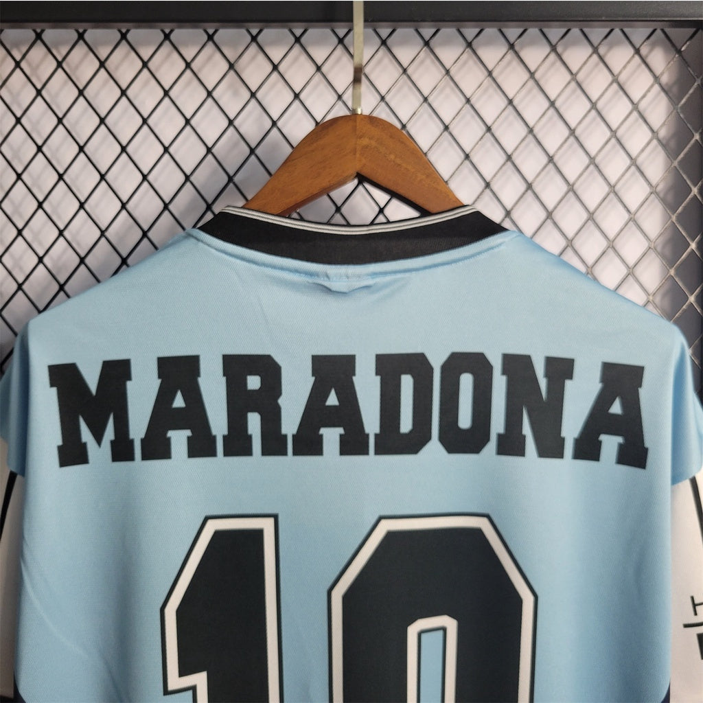 BAJO ENCARGO ARGENTINA RETRO CONMEMORATIVA MARADONA 2001 VERSION FAN