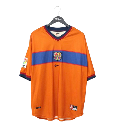 ENTREGA INMEDIATA  BARCELONA 1998/99 TERCERA EQUIPACION VERSION FAN