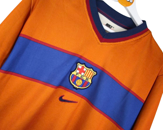 ENTREGA INMEDIATA  BARCELONA 1998/99 TERCERA EQUIPACION VERSION FAN