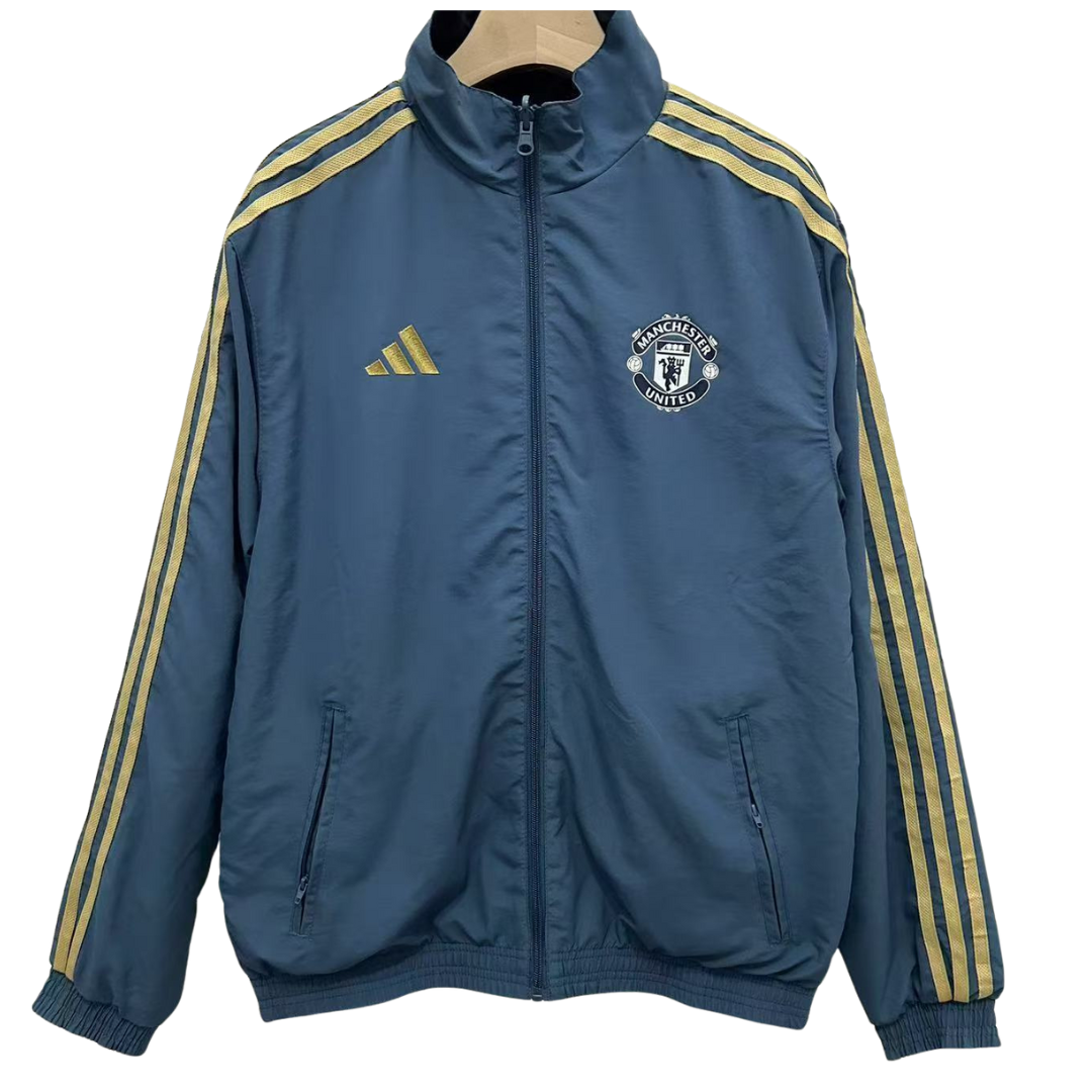 BAJO ENCARGO CHAQUETA MANCHESTER UNITED ROMPEVIENTOS REVERSIBLE