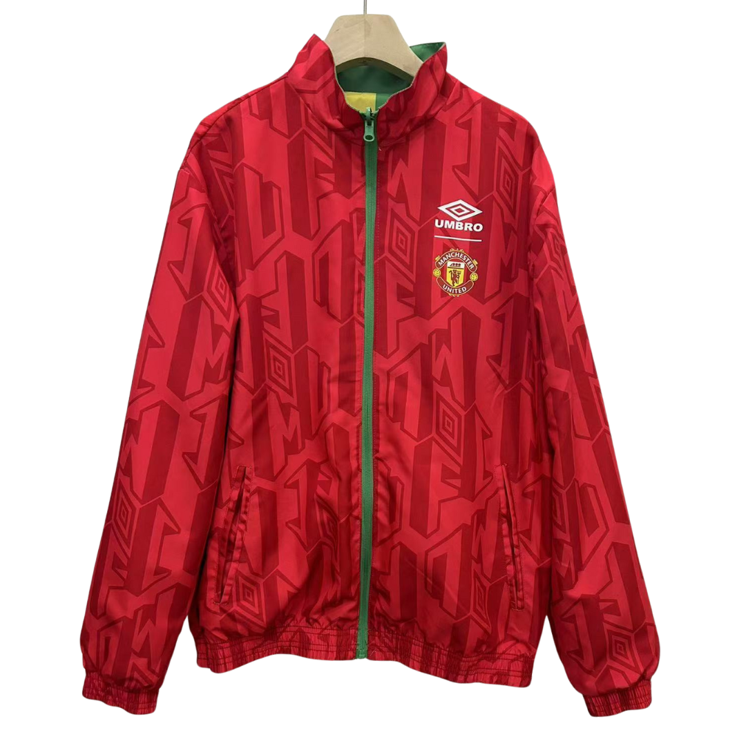 BAJO ENCARGO CHAQUETA MANCHESTER UNITED ROMPEVIENTOS REVERSIBLE