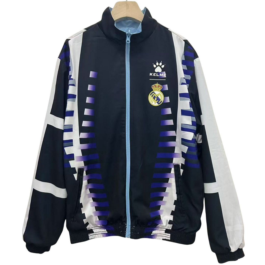 BAJO ENCARGO CHAQUETA REAL MADRID ROMPEVIENTOS REVERSIBLE