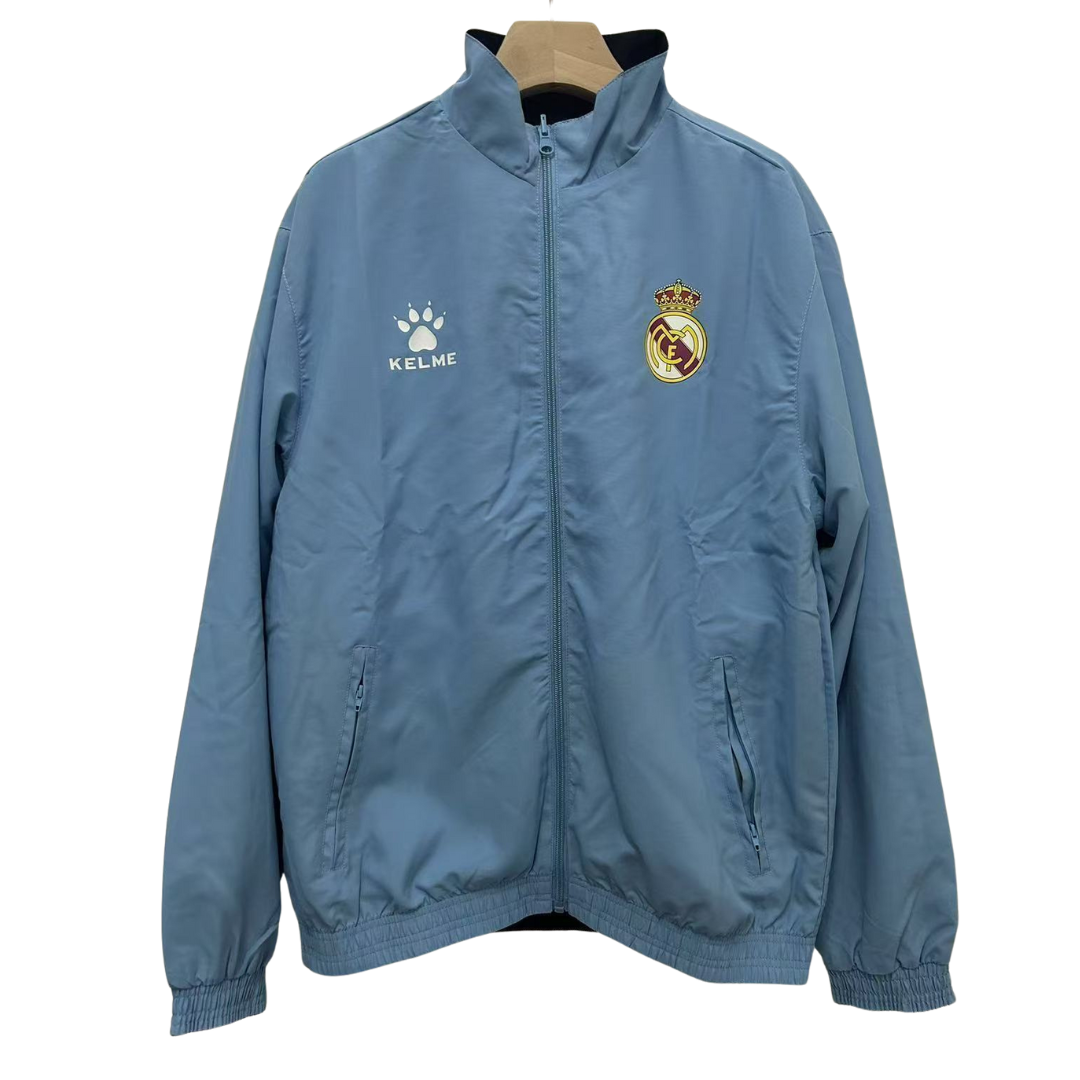 BAJO ENCARGO CHAQUETA REAL MADRID ROMPEVIENTOS REVERSIBLE