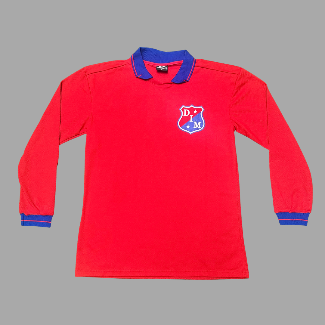 ENTREGA INMEDIATA DEPORTIVO INDEPENDIENTE MEDELLIN MANGA LARGA LOCAL 1975