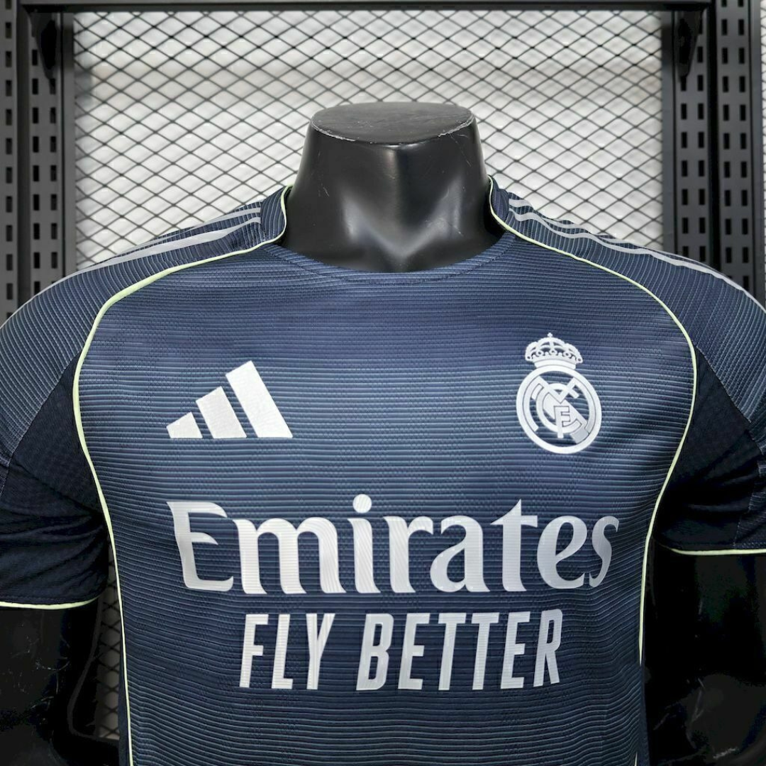 REAL MADRID AWAY 2025-2026 PLAYER VERSION COMMISSIONED