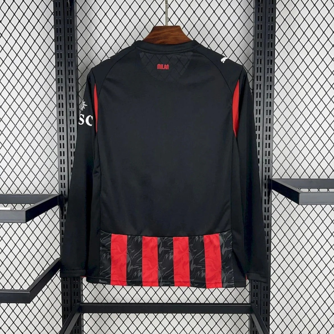 BAJO ENCARGO AC MILAN MANGA LARGA LOCAL 2025 VERSION FAN