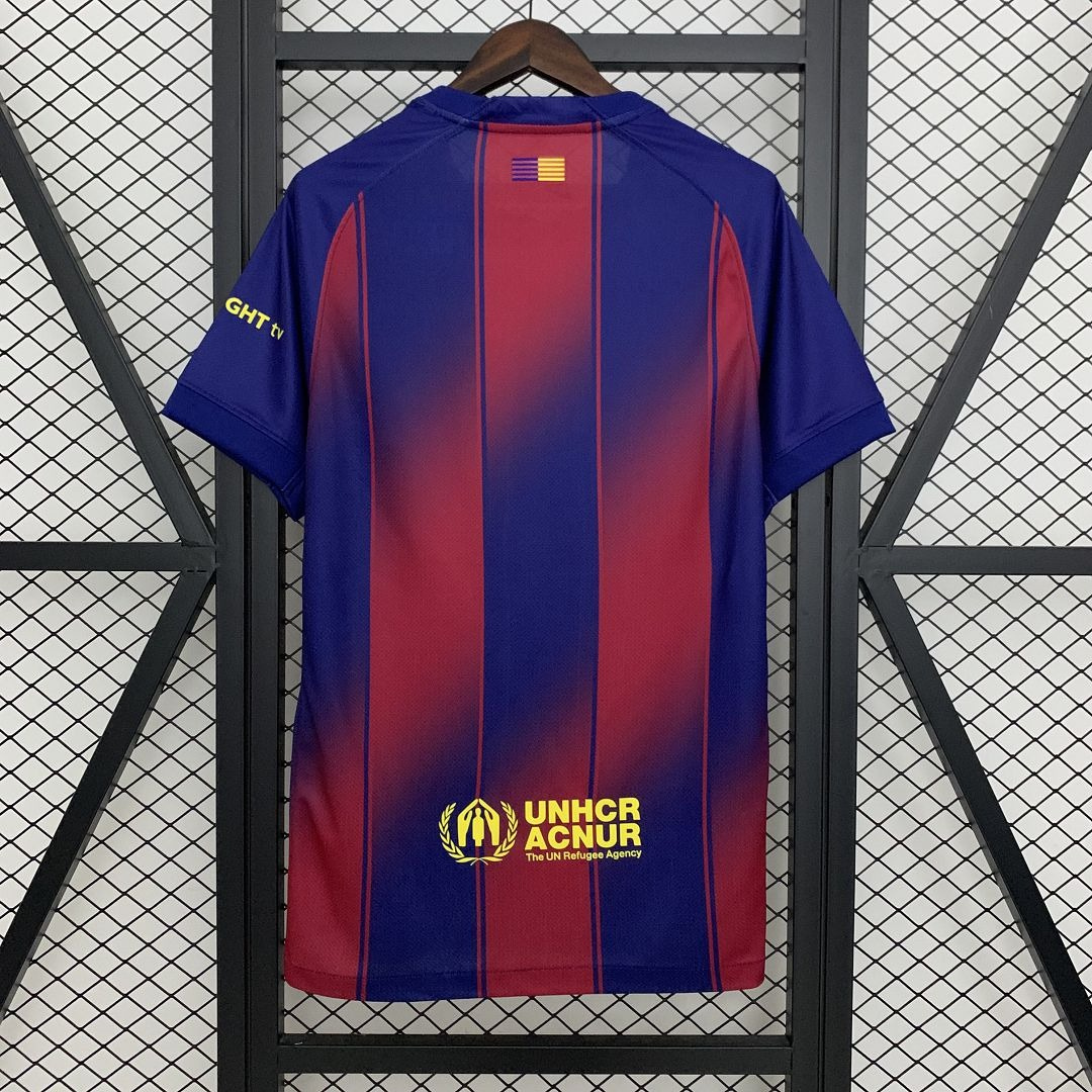 ON REQUEST FC BARCELONA HOME 2025 FAN VERSION