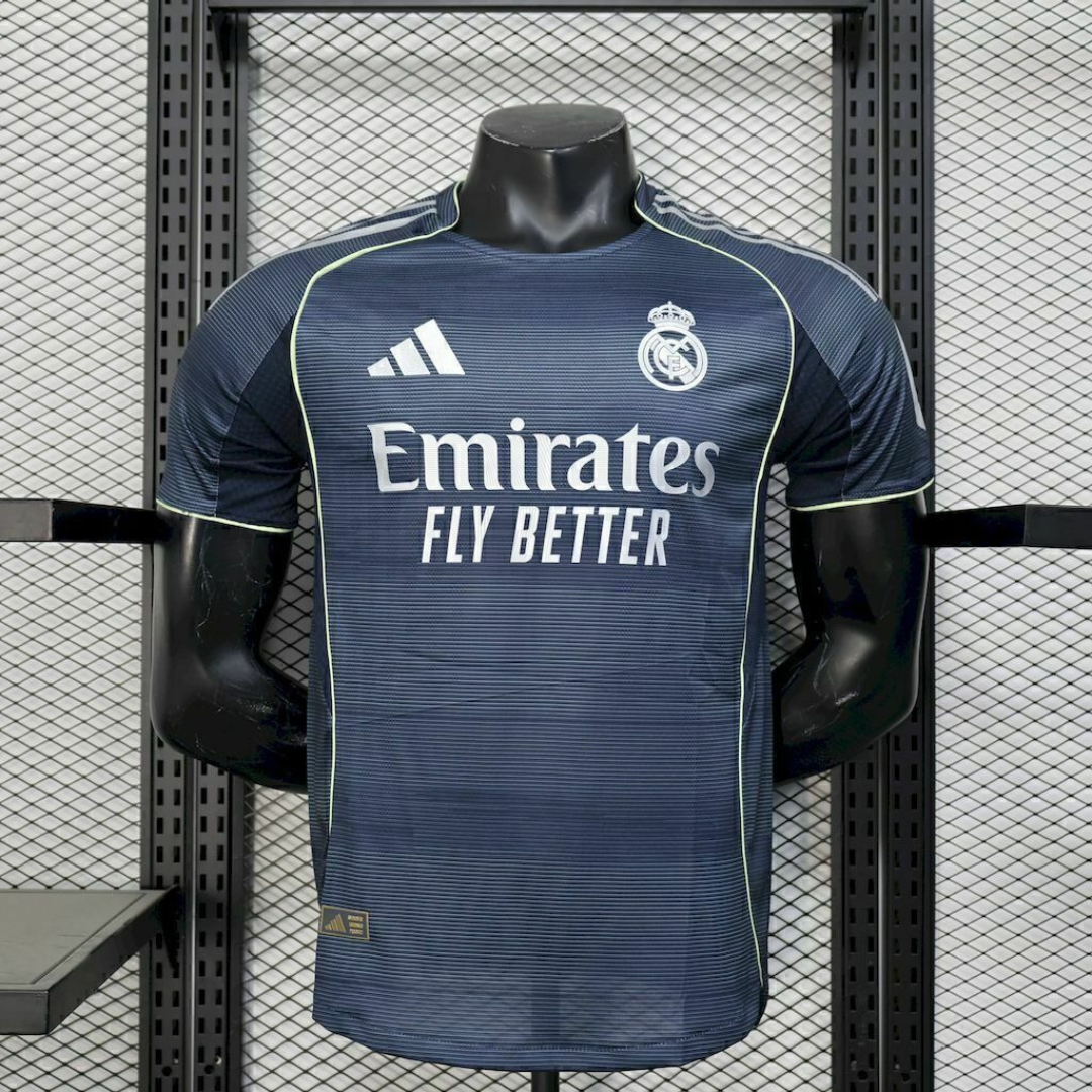 REAL MADRID AWAY 2025-2026 PLAYER VERSION COMMISSIONED