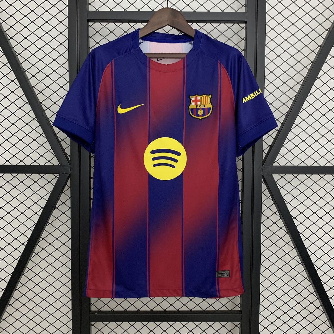 ON REQUEST FC BARCELONA HOME 2025 FAN VERSION