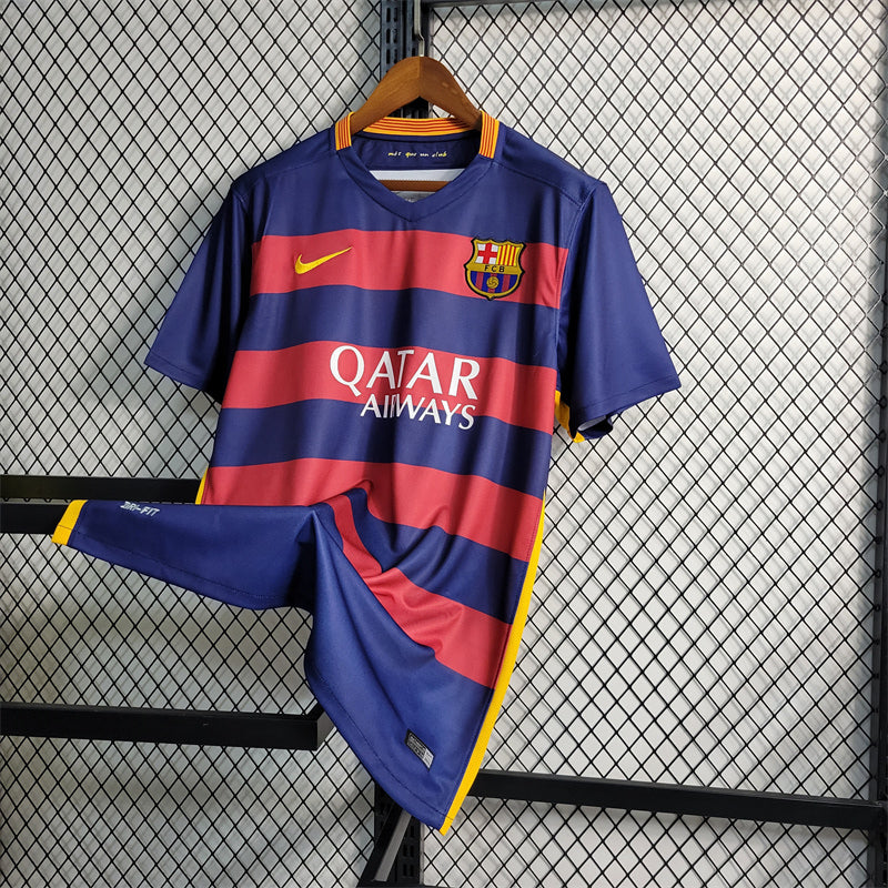 BAJO ENCARGO FC BARCELONA LOCAL RETRO 2015/16 VERSION FAN