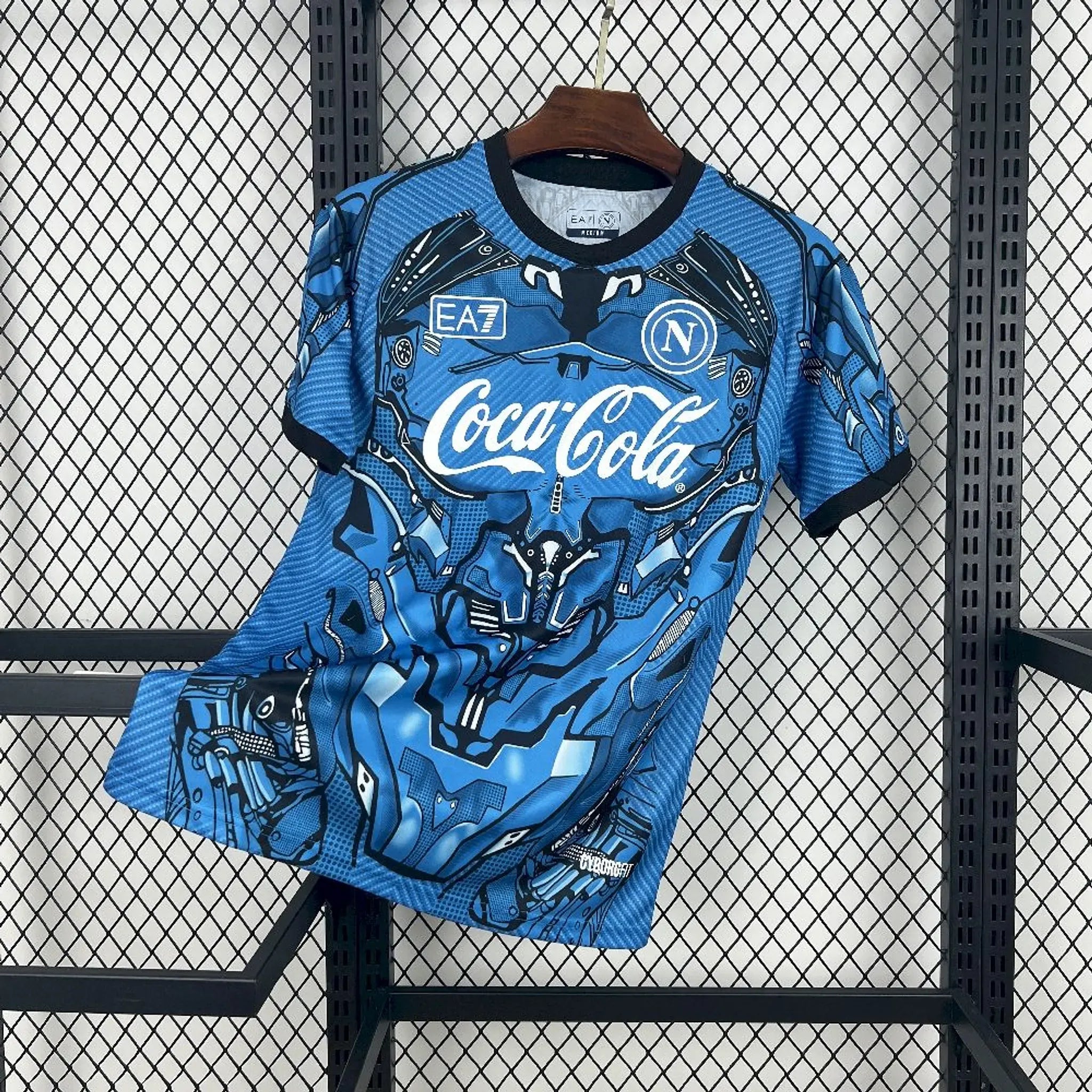 BAJO ENCARGO NAPOLI ENTRENAMIENTO BLUE 2025 VERSION FAN